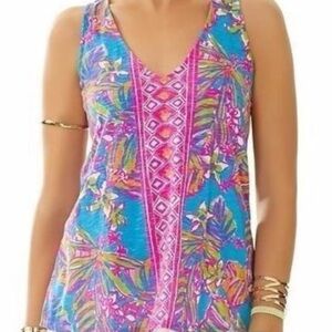 Lilly Pulitzer Vibrant Floral Tank Top